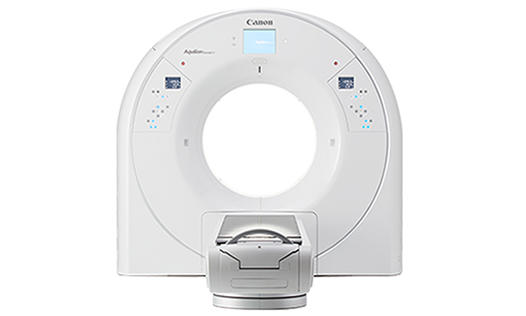 Front view of Aquilion One Exceed LB CT scanner